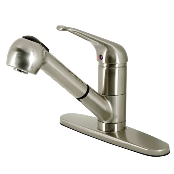 KS888SN Pull-Out Kitchen Faucet, Brushed Nickel